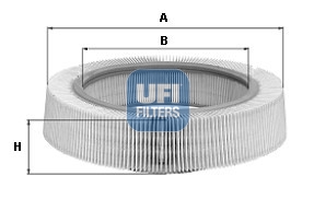Filtro aria - 30.896.00 UFI