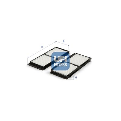 Filtro, Aria abitacolo - 53.397.00 UFI