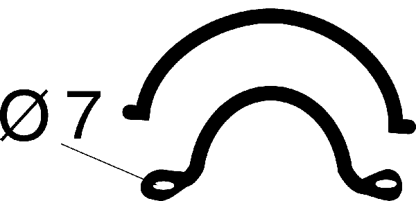 Gasket, oil sump - 016300H CORTECO