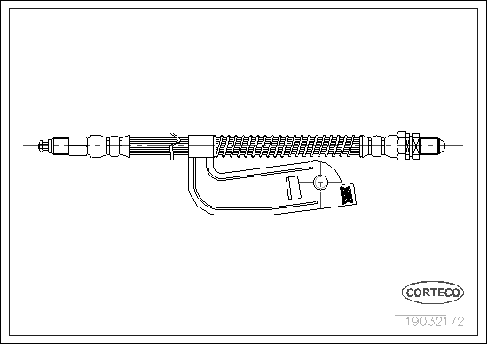 Brake Hose - 19032172 CORTECO