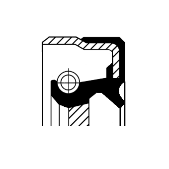 Wellendichtring, Differential - 49492213 CORTECO