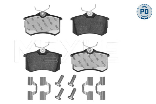 Brake Pad Set, disc brake - 025 209 6115/PD MEYLE