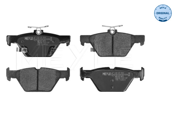 Kit pastiglie freno, Freno a disco - 025 221 5814 MEYLE