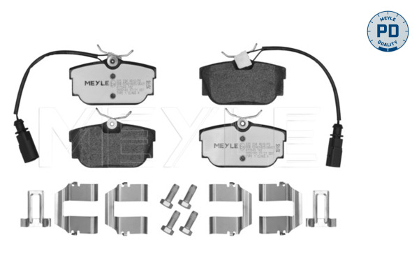 Brake Pad Set, disc brake - 025 234 4616/PD MEYLE
