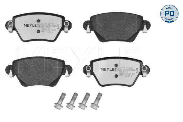 Brake Pad Set, disc brake - 025 235 5717/PD MEYLE