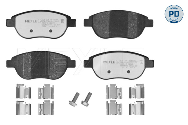 Brake Pad Set, disc brake - 025 236 0019/PD MEYLE