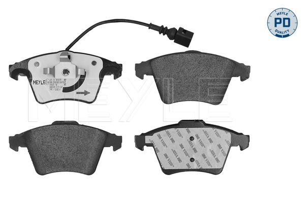 Kit pastiglie freno, Freno a disco - 025 237 4619/PD MEYLE