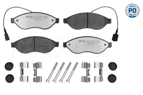 Brake Pad Set, disc brake - 025 244 6819-2/PD MEYLE