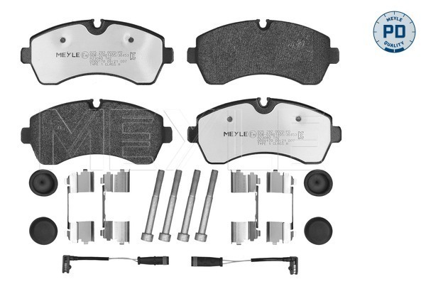 Brake Pad Set, disc brake - 025 292 0020/PD MEYLE