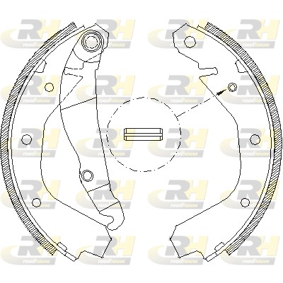 Brake Shoe - 4091.00 ROADHOUSE
