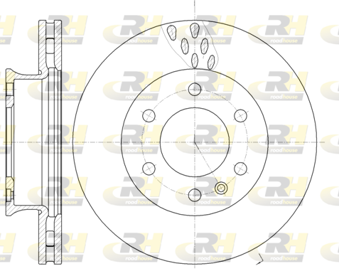Brake Disc - 61034.10 ROADHOUSE