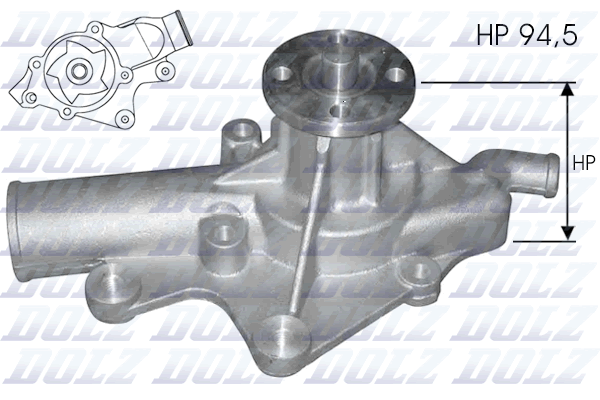 Water Pump - J203 DOLZ