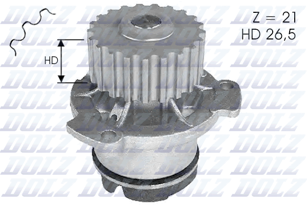 Water Pump - L121 DOLZ