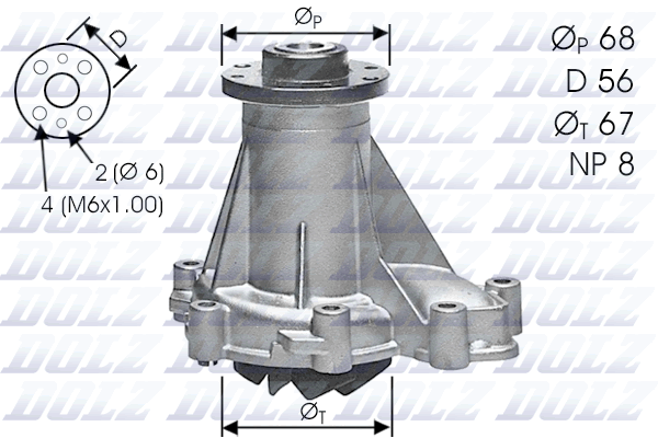 Water Pump - M176 DOLZ