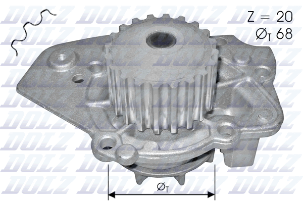 Water Pump - N206 DOLZ