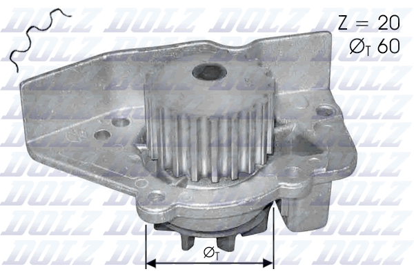 Водяной насос - N405 DOLZ