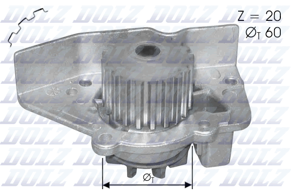 Water Pump - N406 DOLZ