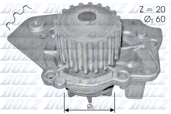 Water Pump - T136 DOLZ