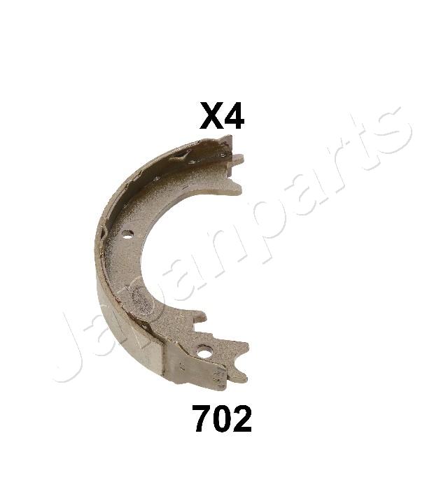 stabdžių trinkelių komplektas, stovėjimo stabdis - GF-702AF JAPANPARTS