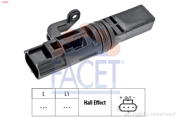 Sensor, RPM - 9.0481 FACET