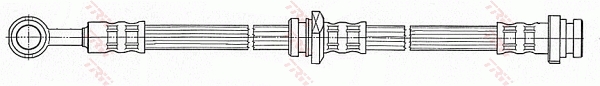 Тормозной шланг - PHD483 TRW