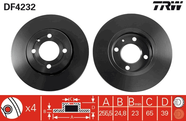Discofreno - DF4232 TRW