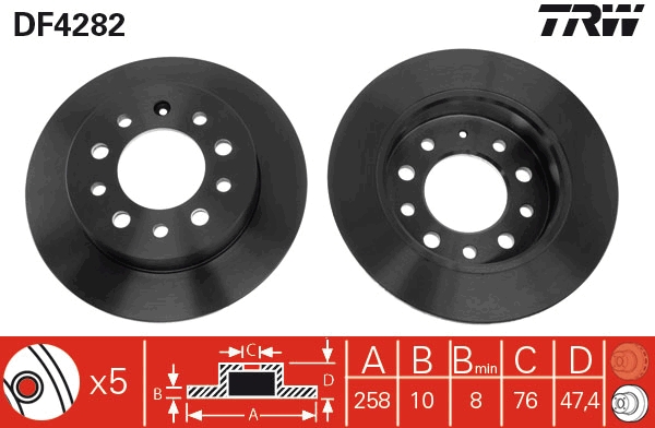Discofreno - DF4282 TRW