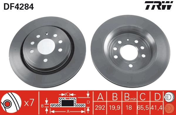 Discofreno - DF4284 TRW