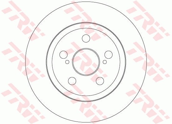 Brake Disc - DF6331 TRW