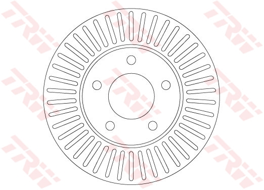 Brake Disc - DF6922 TRW