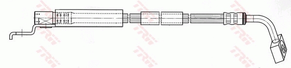 Flessibile del freno - PHD401 TRW