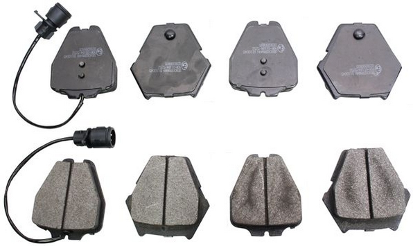 Brake Pad Set, disc brake - B110045 DENCKERMANN