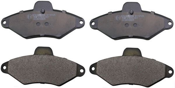Brake Pad Set, disc brake - B110125 DENCKERMANN