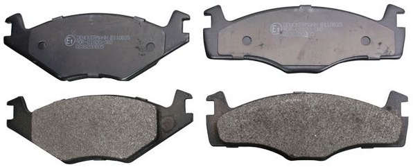 stabdžių trinkelių rinkinys, diskinis stabdys - B110833 DENCKERMANN