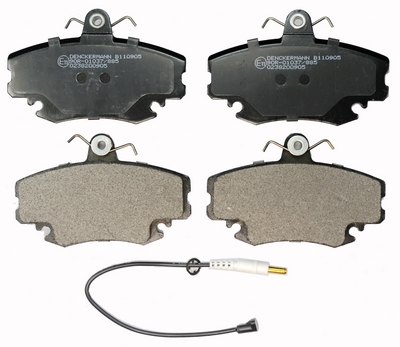 Brake Pad Set, disc brake - B110905 DENCKERMANN