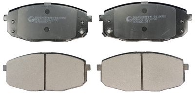 Brake Pad Set, disc brake - B110952 DENCKERMANN