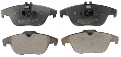 Kit pastiglie freno, Freno a disco - B110953 DENCKERMANN
