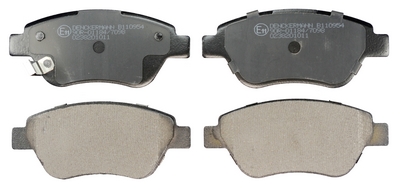 Kit pastiglie freno, Freno a disco - B110954 DENCKERMANN