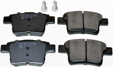 Brake Pad Set, disc brake - B110983 DENCKERMANN