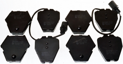 Brake Pad Set, disc brake - B111045 DENCKERMANN