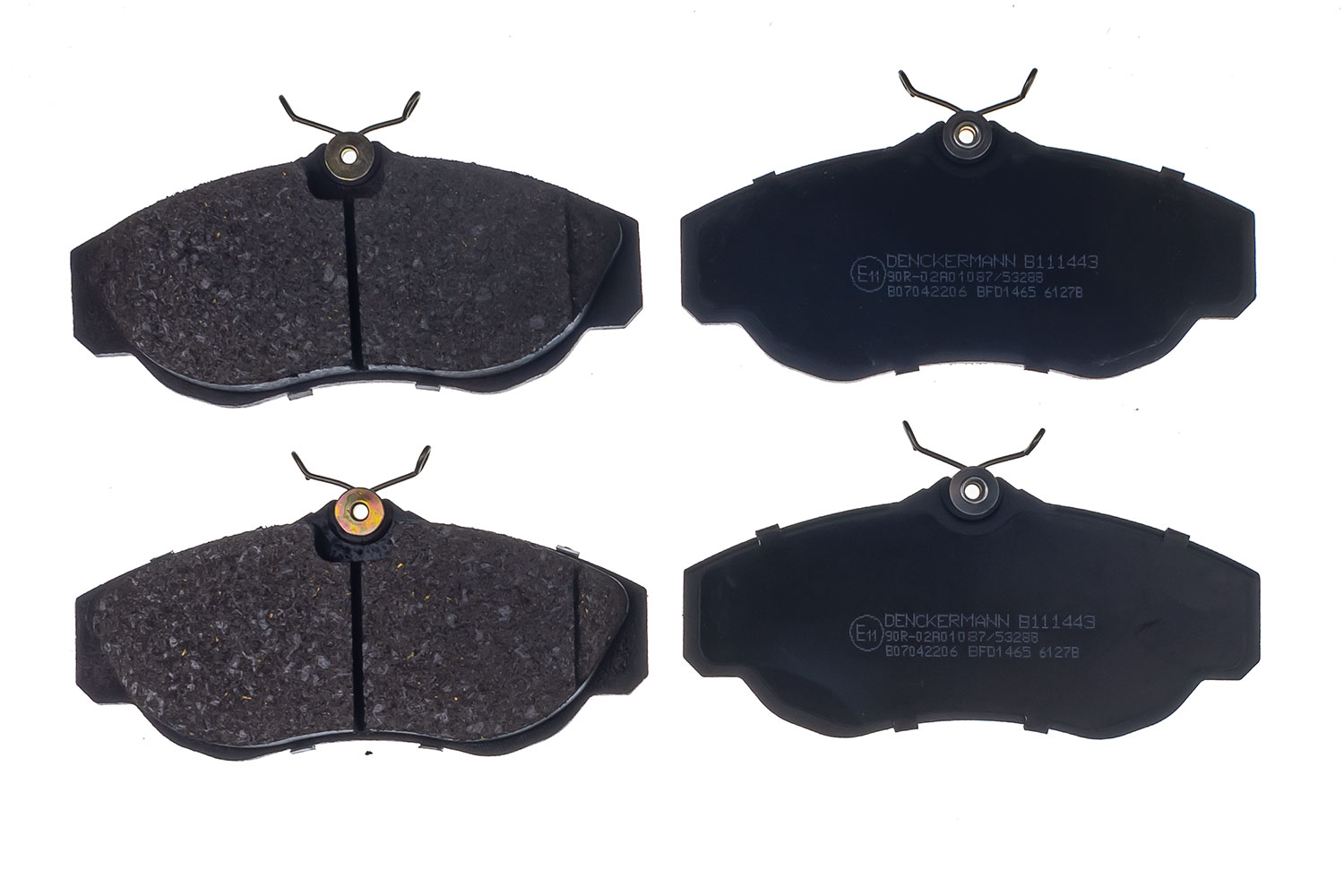 Brake Pad Set, disc brake - B111443 DENCKERMANN