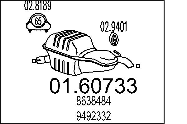 End Silencer - 01.60733 MTS