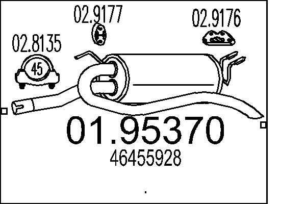 End Silencer - 01.95370 MTS