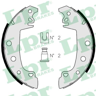 Brake Shoe Set - 02850 LPR