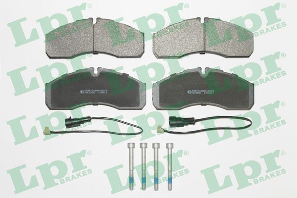 Комплект тормозных колодок, дисковый тормоз - 05P1109B LPR