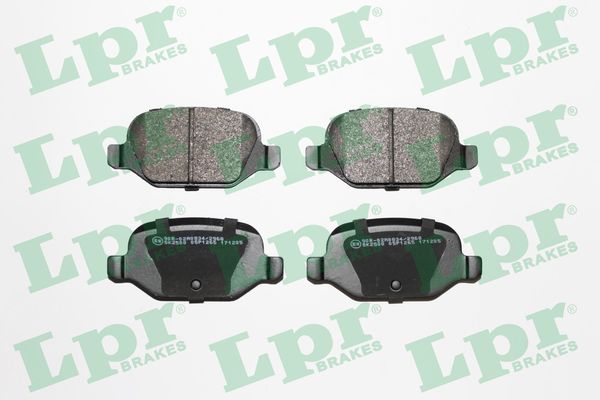 Комплект тормозных колодок, дисковый тормоз - 05P1265 LPR