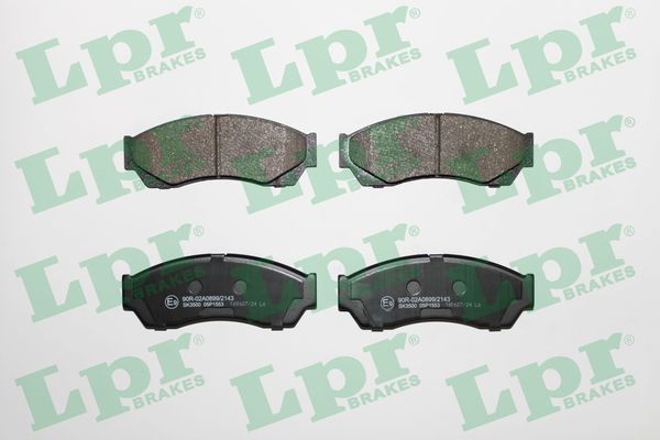 Brake Pad Set, disc brake - 05P1553 LPR