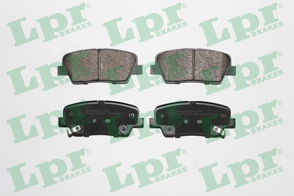 Комплект тормозных колодок, дисковый тормоз - 05P1625 LPR
