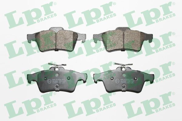 Комплект тормозных колодок, дисковый тормоз - 05P1637 LPR