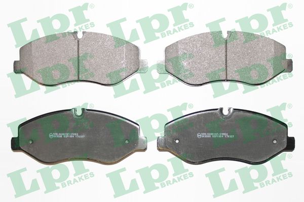 Комплект тормозных колодок, дисковый тормоз - 05P1904 LPR